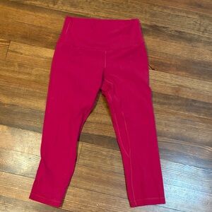 Magenta pink lululemon align Leggings size 4